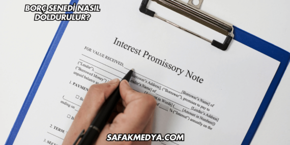 Borç Senedi Nasıl Doldurulur?