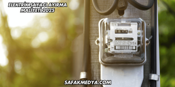 Elektrik Sayacı Ayırma Maliyeti 2025