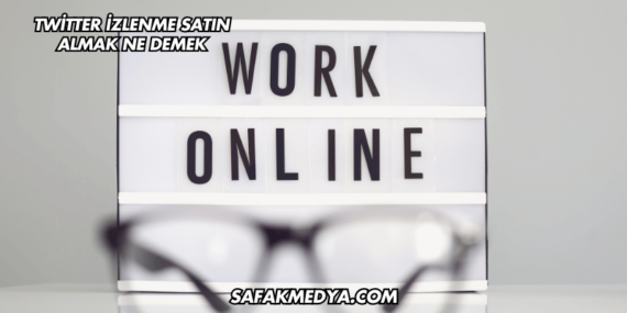 Twitter İzlenme Satın Almak Ne Demek