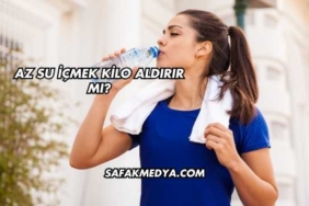 Az Su İçmek Kilo Aldırır mı?