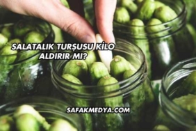 Salatalık Turşusu Kilo Aldırır mı?
