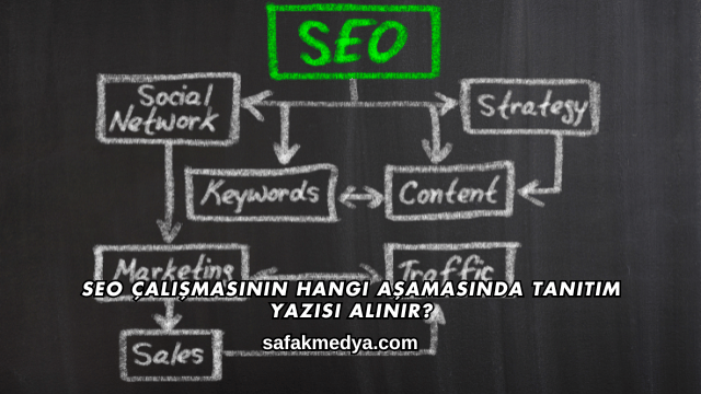 SEO Çalışmasının Hangi Aşamasında Tanıtım Yazısı Alınır?