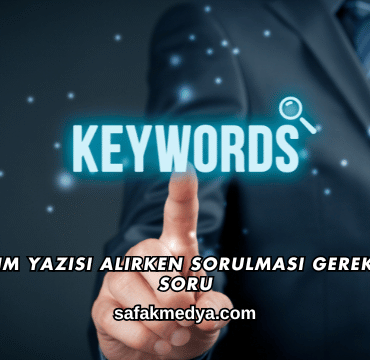 Tanıtım Yazısı Alırken Sorulması Gereken 10 Soru